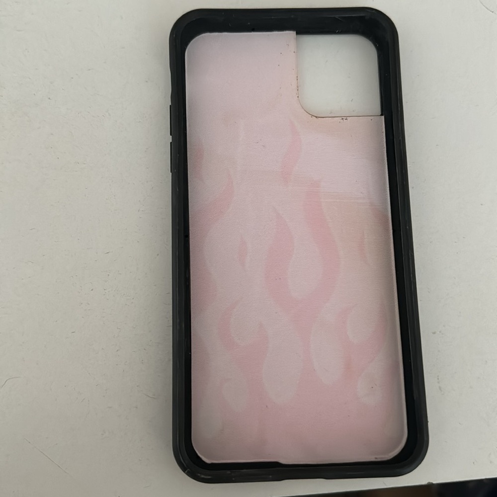 Wildflower Phone Case- iPhone 11 Pro Max Case Limited Edition Pink Flames Used - Picture 6 of 9